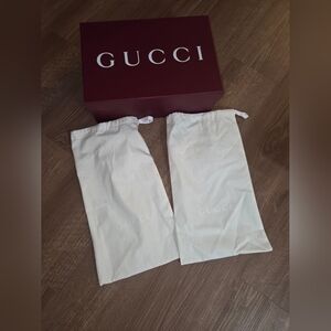 Gucci Shoe Box With Dust Bags